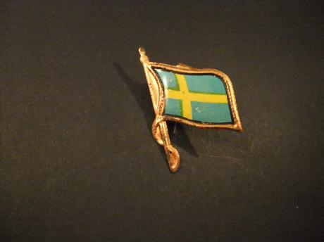 Zweden ( Sweden) Scandinavië Zweedse vlag
